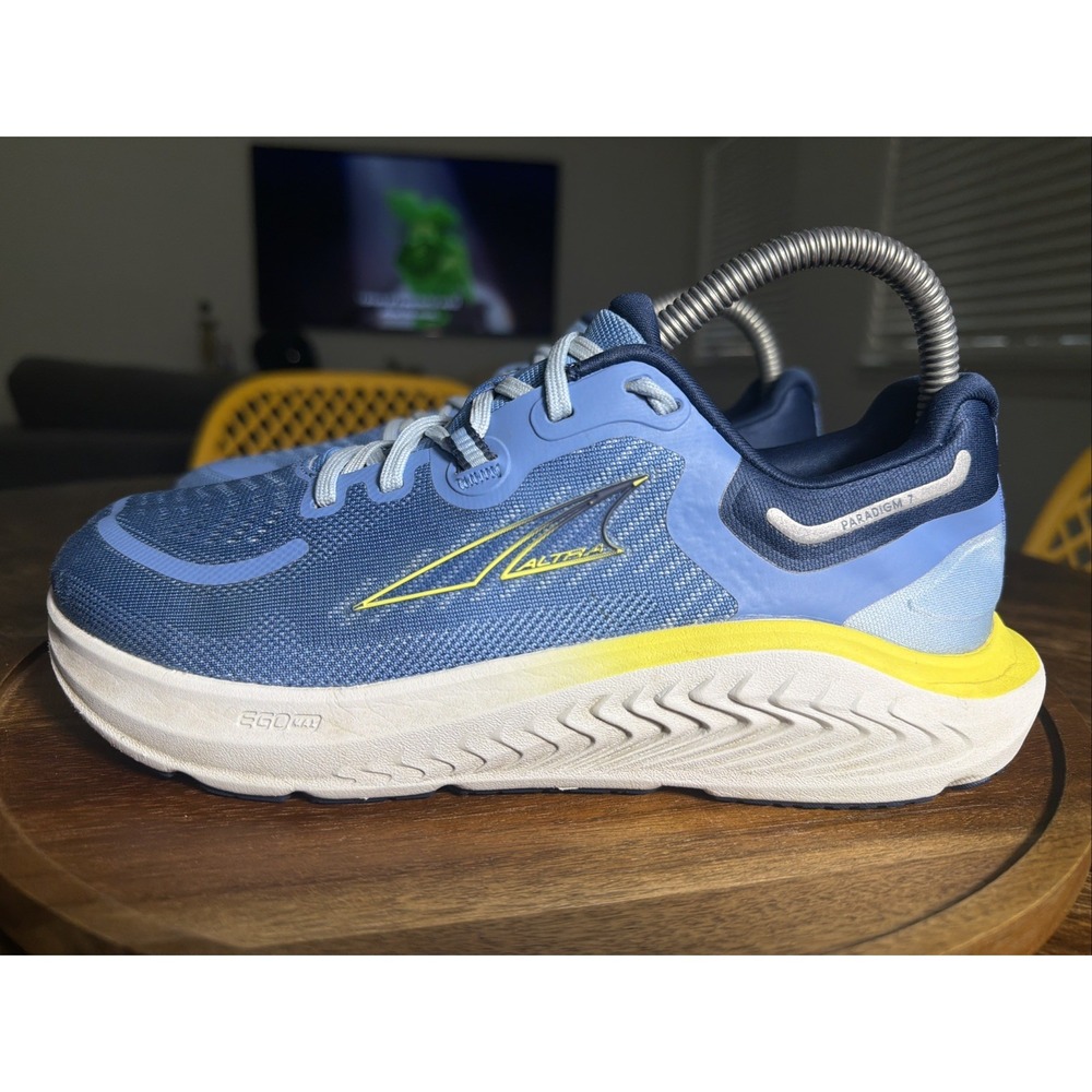 Altra Paradigm 7 Womens Size 7.5 Blue White Running Shoes AL0A82CG440